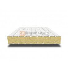 Сэндвич панели без замков с пенополиуретаном, ширина 1000 мм, толщина 10 мм, 0.5/0.5, RAL9003