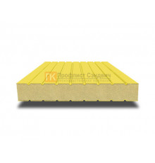 Сэндвич панели без замков с пенополиизоциануратом, ширина 1200 мм, толщина 20 мм, 0.5/0.5, RAL1018