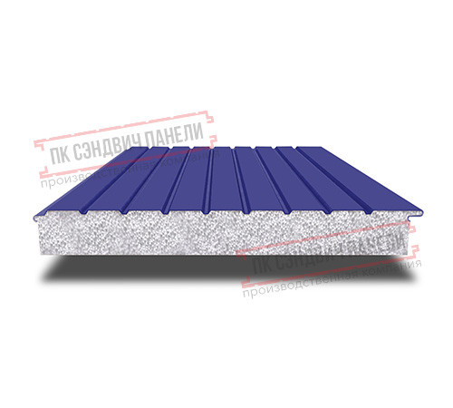 Сэндвич-панели двухслойные с пенополистиролом, ширина 1000 мм, толщина 30 мм, 0.5, RAL5002