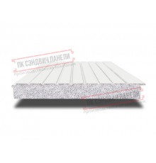 Сэндвич-панели двухслойные с пенополистиролом, ширина 1200 мм, толщина 40 мм, 0.5, RAL9003