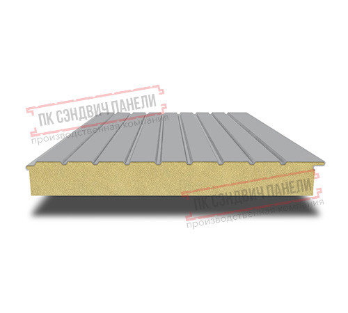 Сэндвич-панели двухслойные с пенополиуретаном, ширина 1200 мм, толщина 50 мм, 0.5, RAL7004