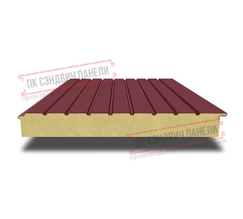 Сэндвич-панели двухслойные с пенополиуретаном, ширина 1200 мм, толщина 50 мм, 0.5, RAL3005
