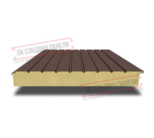 Сэндвич-панели двухслойные с пенополиуретаном, ширина 1200 мм, толщина 50 мм, 0.5, RAL8017