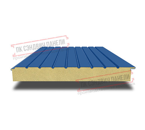 Сэндвич-панели двухслойные с пенополиуретаном, ширина 1200 мм, толщина 50 мм, 0.5, RAL5005