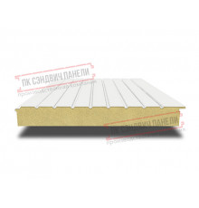 Сэндвич-панели двухслойные с пенополиизоциануратом, ширина 1200 мм, толщина 10 мм, 0.5, RAL9003