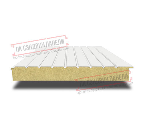 Сэндвич-панели двухслойные с пенополиуретаном, ширина 1200 мм, толщина 50 мм, 0.5, RAL9003
