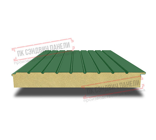 Сэндвич-панели двухслойные с пенополиуретаном, ширина 1200 мм, толщина 50 мм, 0.5, RAL6002