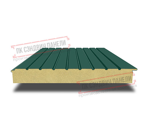 Сэндвич-панели двухслойные с пенополиуретаном, ширина 1200 мм, толщина 50 мм, 0.5, RAL6005