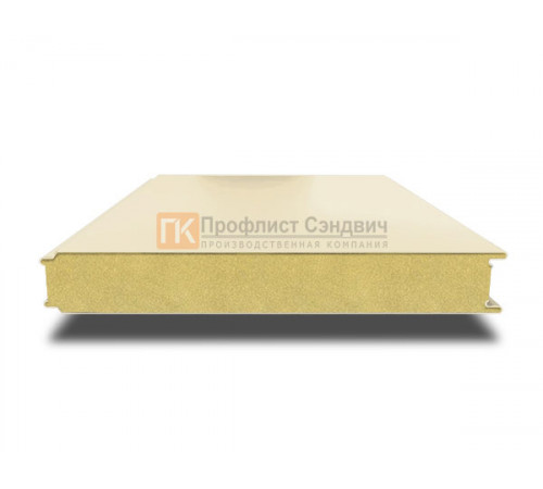 Сэндвич панели гладкие с пенополиизоциануратом, ширина 1000 мм, толщина 40 мм, 0.5/0.5, RAL1015