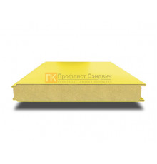Сэндвич панели гладкие с пенополиизоциануратом, ширина 1000 мм, толщина 20 мм, 0.5/0.5, RAL1018