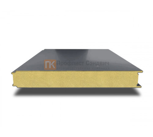 Сэндвич панели гладкие с пенополиизоциануратом, ширина 1200 мм, толщина 40 мм, 0.5/0.5, RAL7024