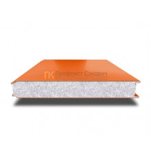 Сэндвич панели гладкие с пенополистиролом, ширина 1000 мм, толщина 20 мм, 0.5/0.5, RAL2004