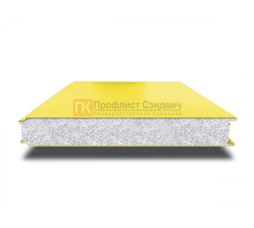 Сэндвич панели гладкие с пенополистиролом, ширина 1200 мм, толщина 10 мм, 0.5/0.5, RAL1018