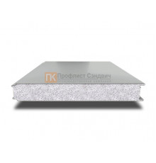 Сэндвич панели гладкие с пенополистиролом, ширина 1000 мм, толщина 20 мм, 0.5/0.5, RAL9006