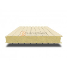 Сэндвич-панель для холодильных камер с пенополиизоциануратом, ширина 1000 мм, толщина 40 мм, 0.5/0.5, RAL1015