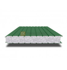 Сэндвич-панель для холодильных камер с пенополистиролом, ширина 1200 мм, толщина 20 мм, 0.5/0.5, RAL6002