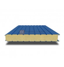 Сэндвич-панель для холодильных камер с пенополиизоциануратом, ширина 1000 мм, толщина 30 мм, 0.5/0.5, RAL5005