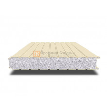 Сэндвич-панель для холодильных камер с пенополистиролом, ширина 1200 мм, толщина 20 мм, 0.5/0.5, RAL1015