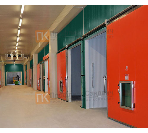 Сэндвич-панель для холодильных камер с минеральной ватой, ширина 1200 мм, толщина 100 мм, 0.5/0.5, RAL6005 Сэндвич-панель для холодильных камер с минеральной ватой, ширина 1200 мм, толщина 100 мм, 0.5/0.5, RAL6005