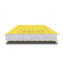 Сэндвич-панель для холодильных камер с пенополистиролом, ширина 1000 мм, толщина 50 мм, 0.5/0.5, RAL1018