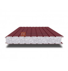 Сэндвич-панель для холодильных камер с пенополистиролом, ширина 1200 мм, толщина 20 мм, 0.5/0.5, RAL3005