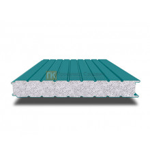 Сэндвич-панель для холодильных камер с пенополистиролом, ширина 1200 мм, толщина 20 мм, 0.5/0.5, RAL5021