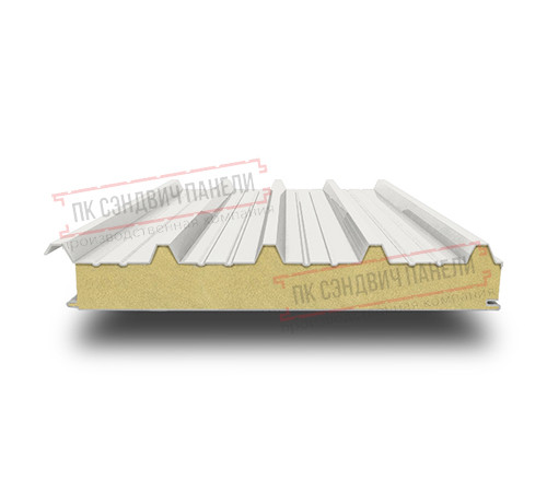 Сэндвич панели кровельные с пенополиизоциануратом, ширина 1200 мм, толщина 20 мм, 0.5/0.5, RAL9010 Сэндвич панели кровельные с пенополиизоциануратом, ширина 1200 мм, толщина 20 мм, 0.5/0.5, RAL9010