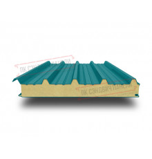 Сэндвич панели кровельные с пенополиизоциануратом, ширина 1200 мм, толщина 20 мм, 0.5/0.5, RAL5021