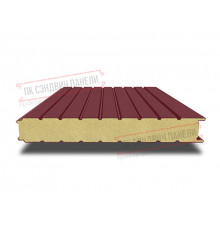 Сэндвич панели стеновые с пенополиизоциануратом, ширина 1200 мм, толщина 10 мм, 0.5/0.5, RAL3005