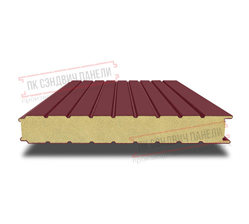Сэндвич панели стеновые с пенополиизоциануратом, ширина 1200 мм, толщина 10 мм, 0.5/0.5, RAL3005