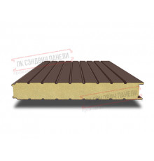 Сэндвич панели стеновые с пенополиизоциануратом, ширина 1200 мм, толщина 30 мм, 0.5/0.5, RAL8017