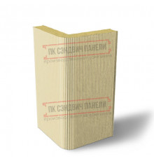 Угловая сэндвич-панель вертикальная из пенополиизоцианурата, 0.5/0.5, ширина 1000 мм, толщина 20 мм, RAL1014