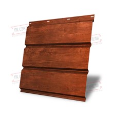 Софит металлический без перфорации 0,45 Print Elite с пленкой Cherry Wood