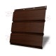 Софит металлический без перфорации 0,45 Print Elite с пленкой Choco Wood