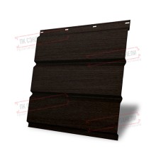 Софит металлический без перфорации 0,45 Print Elite с пленкой Coffee Wood