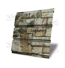 Софит металлический без перфорации 0,45 Print Elite с пленкой Fine Stone