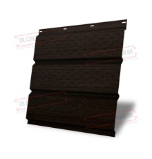 Софит металлический полная перфорация 0,45 Print Elite с пленкой Coffee Wood