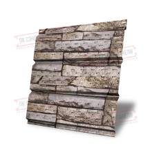 Софит металлический полная перфорация 0,45 Print Elite с пленкой Sand Stone