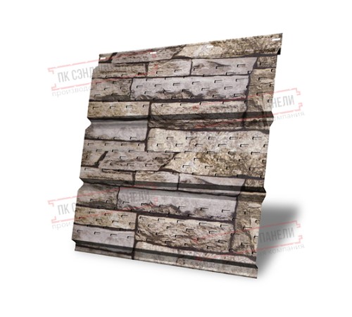 Софит металлический полная перфорация 0,45 Print Elite с пленкой Sand Stone Софит металлический полная перфорация 0,45 Print Elite с пленкой Sand Stone