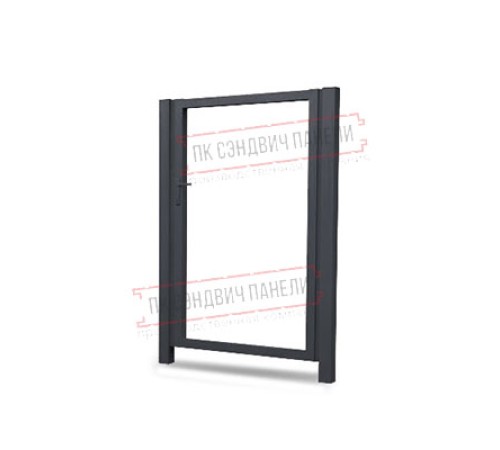 Калитка Жалюзи NoLock 2,0х1 RAL 7024 без заполнения Калитка Жалюзи NoLock 2,0х1 RAL 7024 без заполнения