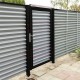 Калитка Жалюзи 2,0х1 RAL 9005 без заполнения