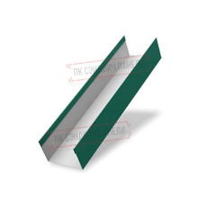 Крышка 45х20 жалюзи Texas 0,5 PurLite Мatt RAL 6005 зеленый мох