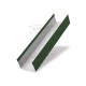 Крышка 45х20 жалюзи Texas 0,5 GreenCoat Pural BT, matt RR 11 темно-зеленый (RAL 6020 хромовая зелень)