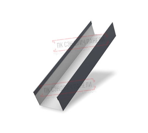 Крышка 45х20 жалюзи Texas 0,5 Rooftop Matte RAL 7024 мокрый асфальт