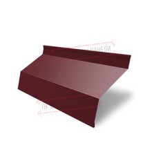 Ламель жалюзи Milan 0,45 PE-Double с пленкой RAL 3005 красное вино