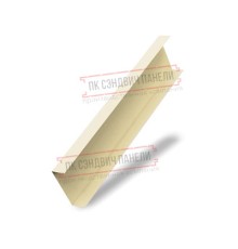 Декоративная накладка на столб жалюзи Milan,Tokyo 0,45 PE с пленкой RAL 1014 слоновая кость