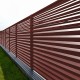 Декоративная накладка на столб жалюзи Milan,Tokyo 0,5 Satin с пленкой RAL 3009 оксидно-красный