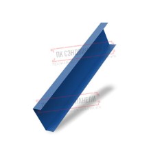 Декоративная накладка на столб жалюзи Milan,Tokyo 0,5 Satin с пленкой RAL 5005 сигнальный синий