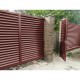 Нащельник (для калиток и ворот) 25х35 жалюзи Milan, Tokyo, Palermo 0,5 GreenCoat Pural BT, matt RR 29 красный (L1,68)