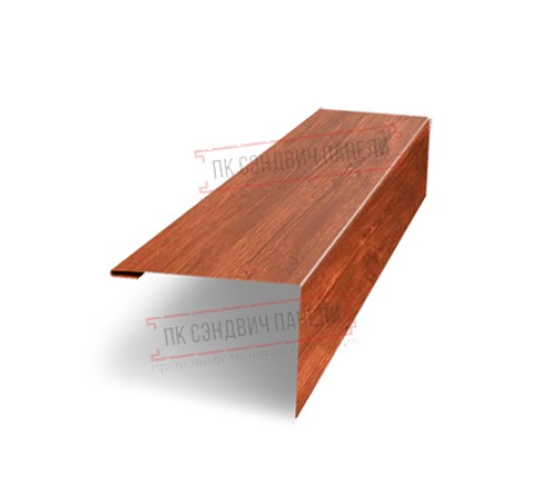 Нащельник (для калиток и ворот) 25х35 жалюзи Milan, Tokyo, Palermo 0,45 Print Elite Cherry wood (L1,68) Нащельник (для калиток и ворот) 25х35 жалюзи Milan, Tokyo, Palermo 0,45 Print Elite Cherry wood (L1,68)